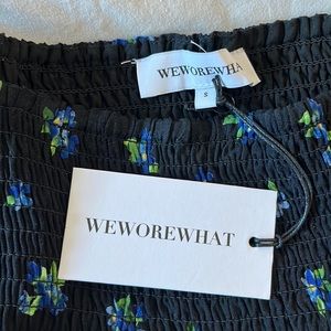 NWT WeWoreWhat Black maxi skirt
